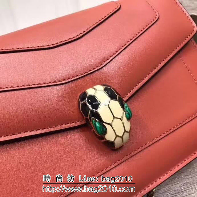 BVLGARI寶格麗 專櫃新款 蛇頭扣環 單層蛇頭包 鏈條單肩斜挎包 B39174 FYD1324